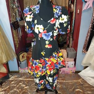 Brenner Vintage Floral Dress 9/10